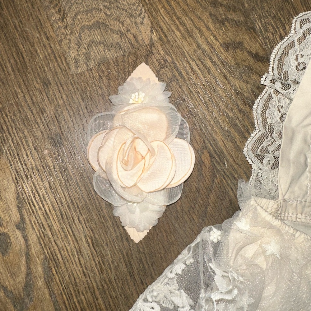Lace Ruffle Baby Dress - Picture 12 of 12
